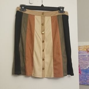 Cute autumn mini skirt